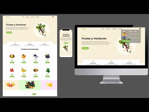CREAR una PAGINA WEB con HTML CSS y JAVASCRIPT RESPONSIVE 😱