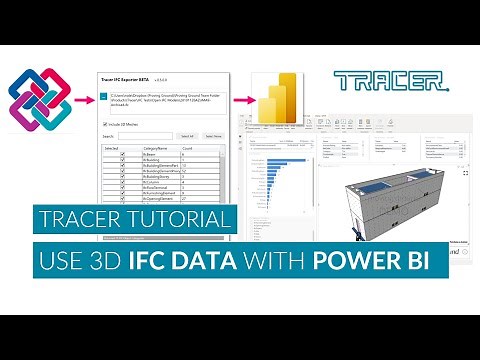 Tracer IFC - Connecting IFC data with Power BI with 3D Model Visualization