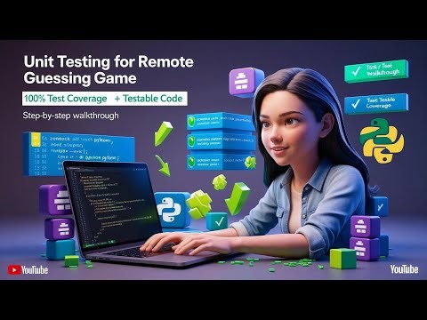 How I Applied 100% Test Coverage to My Python Guessing Game Bot | Unit Testing with Mocks Explained!