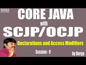 Core Java With OCJP/SCJP: Declarations and Access Modifiers Part-9|| static modifier