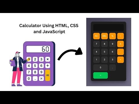 Build a Functional Calculator using HTML, CSS & JavaScript | Beginner Friendly