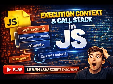 How JavaScript Code Runs | Execution Context & Call Stack