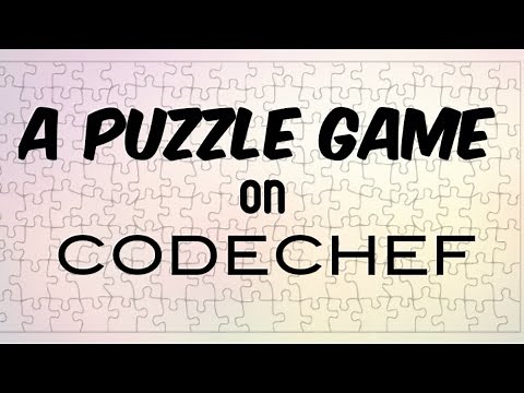 A Puzzle Game - H1 - CodeChef