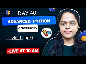 DAY 40: Generators🚀 in Python