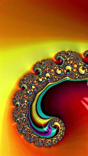 #fractalart #shortart #animationart Earthfire Hyperspin: A Trippy Mandelbrot Storm in Overdrive