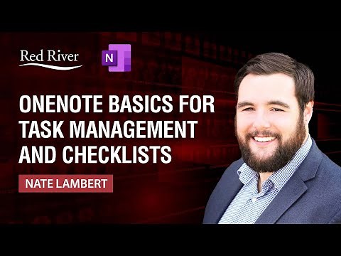 Microsoft OneNote Basics for Task Management and Checklists