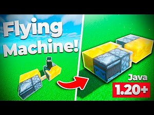 ✅ How to Make a FLYING MACHINE in Minecraft 1.20+ / Build 👍 Java