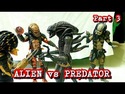 Alien Vs. Predator Stop Motion #3 || AG Stop Motion
