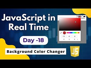 Background color changer in JavaScript | JavaScript applicatios|JavaScript tutorials for beginners