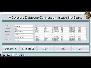 How to Create MS Access Database Connection in Java NetBeans- Full Tutorial