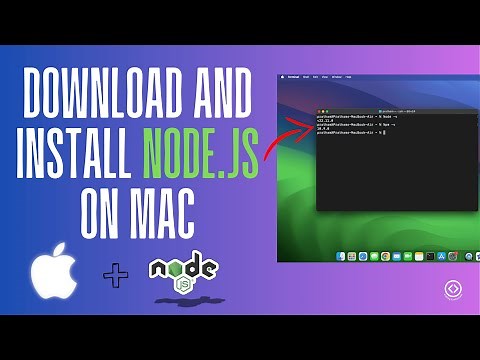 Download and Install Node.js on Mac M1 | M2 | M3 2024 | Easy Solution