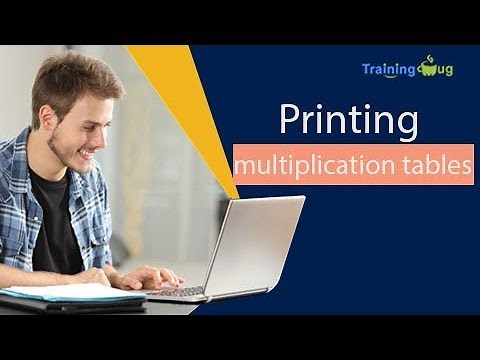 Java code for Printing Multiplication Table from 1 to 10
