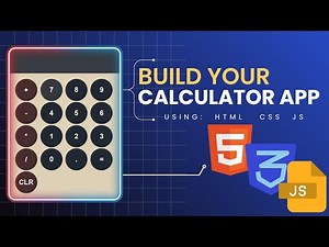 Build a Responsive Calculator using HTML, CSS & JavaScript Tutorial