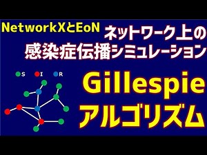 【研究で使うPython】#24 Gillespieアルゴリズムを用いたネットワーク上のSIRモデルのシミュレーション