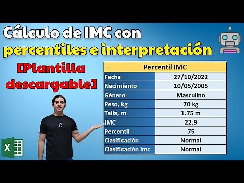 Cálculo de IMC con percentiles e interpretación [ARCHIVO DESCARGABLE]