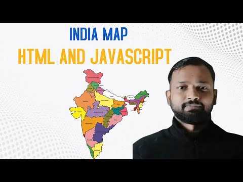 create INDIA Map By using HTML and Javascript | Indian States And Capitals (PM2.5 VALUE (aqi))
