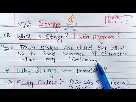 What is String? full Explanation | Why String is Immutable in Java