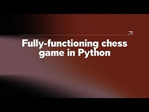 Fully-functioning chess game in Python