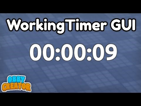How To Make Working Timer GUI Tutorial || Roblox - Obby Creator