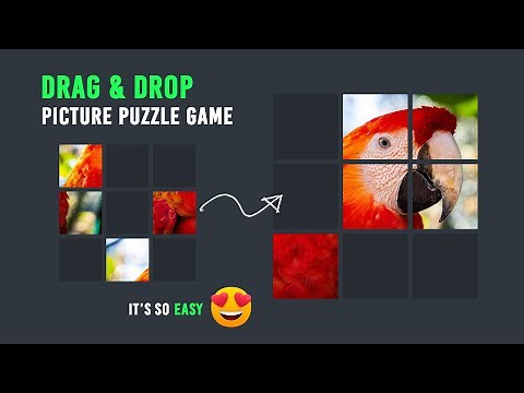 How to Create Game in Javascript | Picture Puzzle