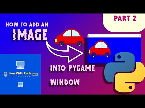 How to add an image into Pygame window || Pygame