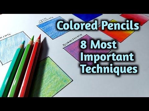 8 Ways to improve Colored Pencil Skills | Tutorial for beginners