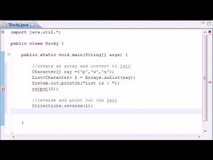 Intermediate Java Tutorial - 10 - Methods reverse and copy