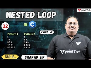 Nested Loop in C Language Part-5 | C Programming Language | Tpoint Tech