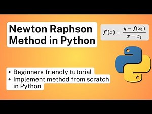 Newton Raphson Method in Python - Numerical Method