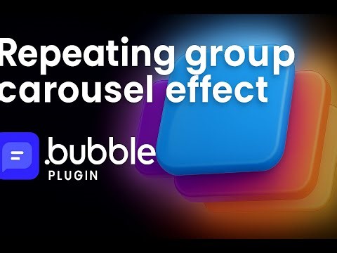 Transform Repeating Groups into Slick Carousels | Bubble Plugin