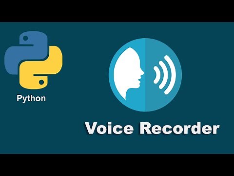 Voice Recorder using Python