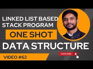 Stack Using Linked List | Push, Pop, Peek, Display (BCA/BTech)