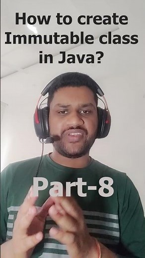 How to create an Immutable class in Java? #shorts #ytshorts #java #interview