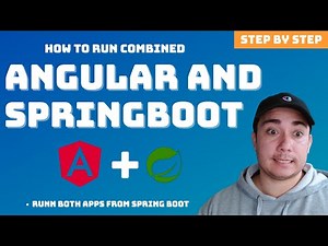 Integrating an Angular project with Spring Boot | Combining Angular project with Spring boot