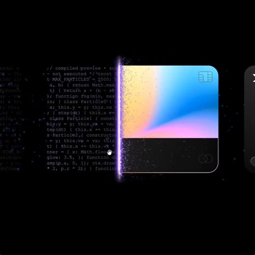 CodePen | "Card Beam Animation" by BL/S® Studio | Instagram