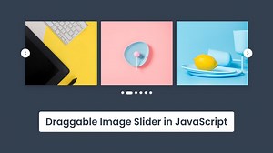 Create A Draggable Image Slider in HTML CSS & JavaScript