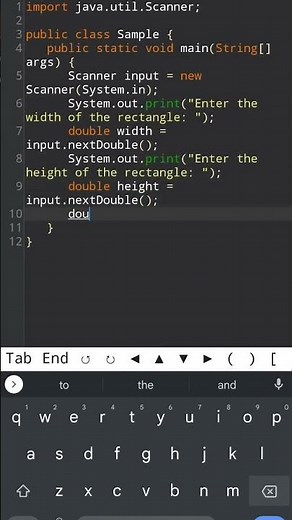 calculate area of square in java program #shortsfeed #shorts