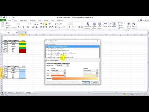 Using If then statement to change cell fill color (sort of)
