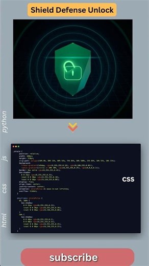 I Turned HTML CSS JS Into a Cyber Defense System ⚡🛡️ #shorts #frontend #viral #coding