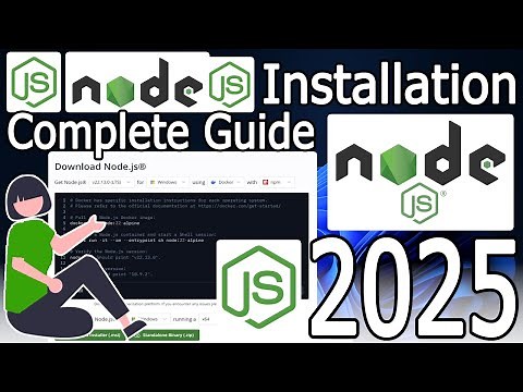 How to Install NodeJS on Windows 10/11 [ 2025 Update ] JavaScript Programming | Complete Guide