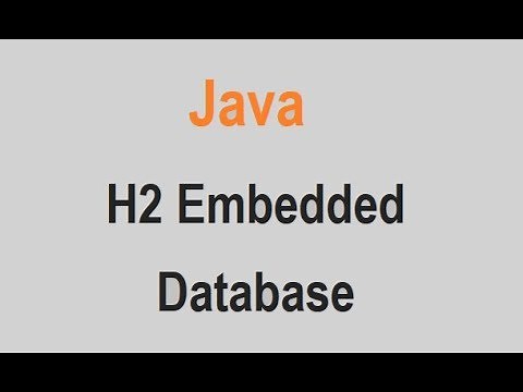 Desktop App in Java with H2 Embedded Database