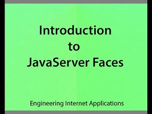 v30 Introduction to JavaServer Faces (JSF)
