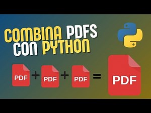 Automatiza tareas escolares: combina PDFs con este script en Python | Fácil y práctico.