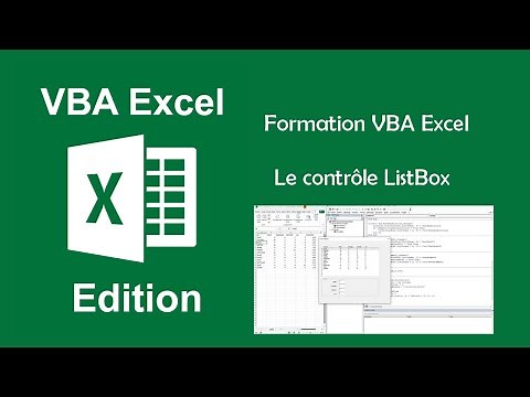 Formation VBA Excel - Le contrôle ListBox