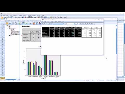 Calculating Descriptive Statistics in SPSS