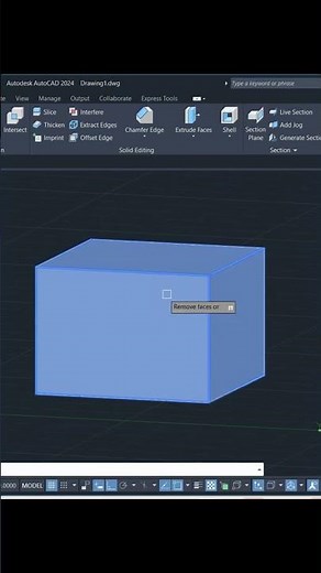 AutoCAD 3D Modeling | How to Use the Shell Command in AutoCAD
