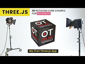 Three.js | 3D Rotating Cube Example for Beginners