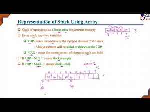 Array & Linked list implementation of Stack | L21 | Data Structures & Applications