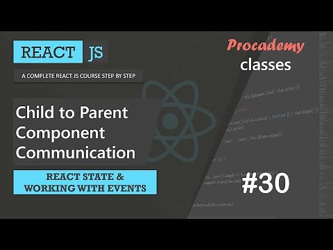 #30 Child to Parent Component Communication | working with React events | A Complete React Course