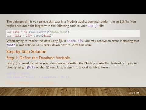 How to Get Attributes from a JSON File to an EJS File